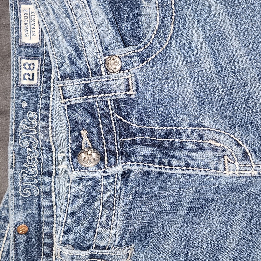 Miss Me Bling Jeans Bejeweled Embroidered - Picture 2 of 8